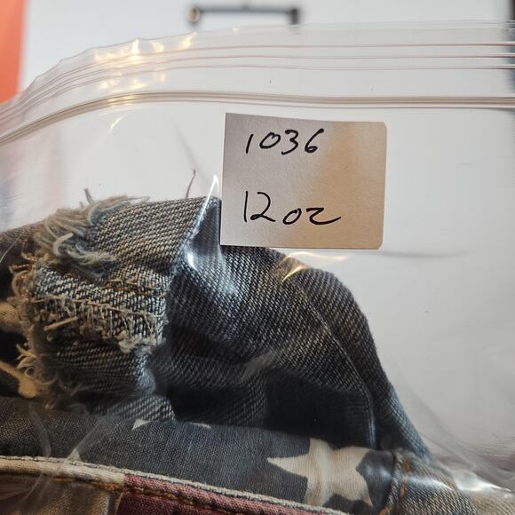 Forever 21 Shorts Womens 28 Denim American Flag Cutoff Distressed Stars Stripes - Picture 8 of 8